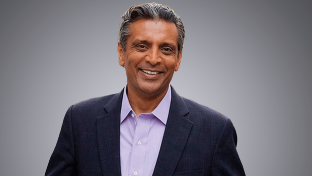 Raj Subramaniam, FedEx President and CEO, at a corporate event