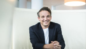Christian Klein, CEO of SAP SE, on stage at a corporate event