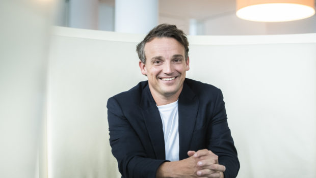 Christian Klein, CEO of SAP SE, on stage at a corporate event